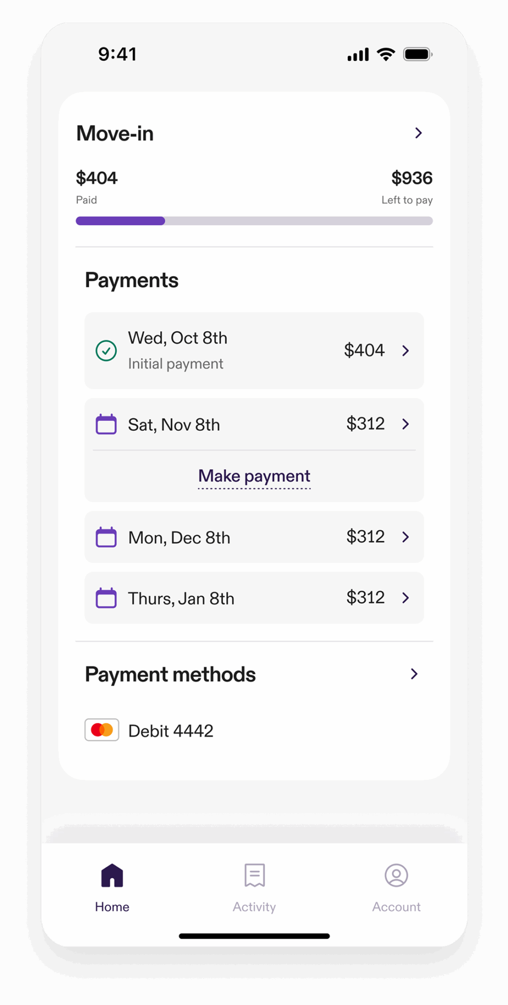 Flex Move-in | Pay move-in costs easily